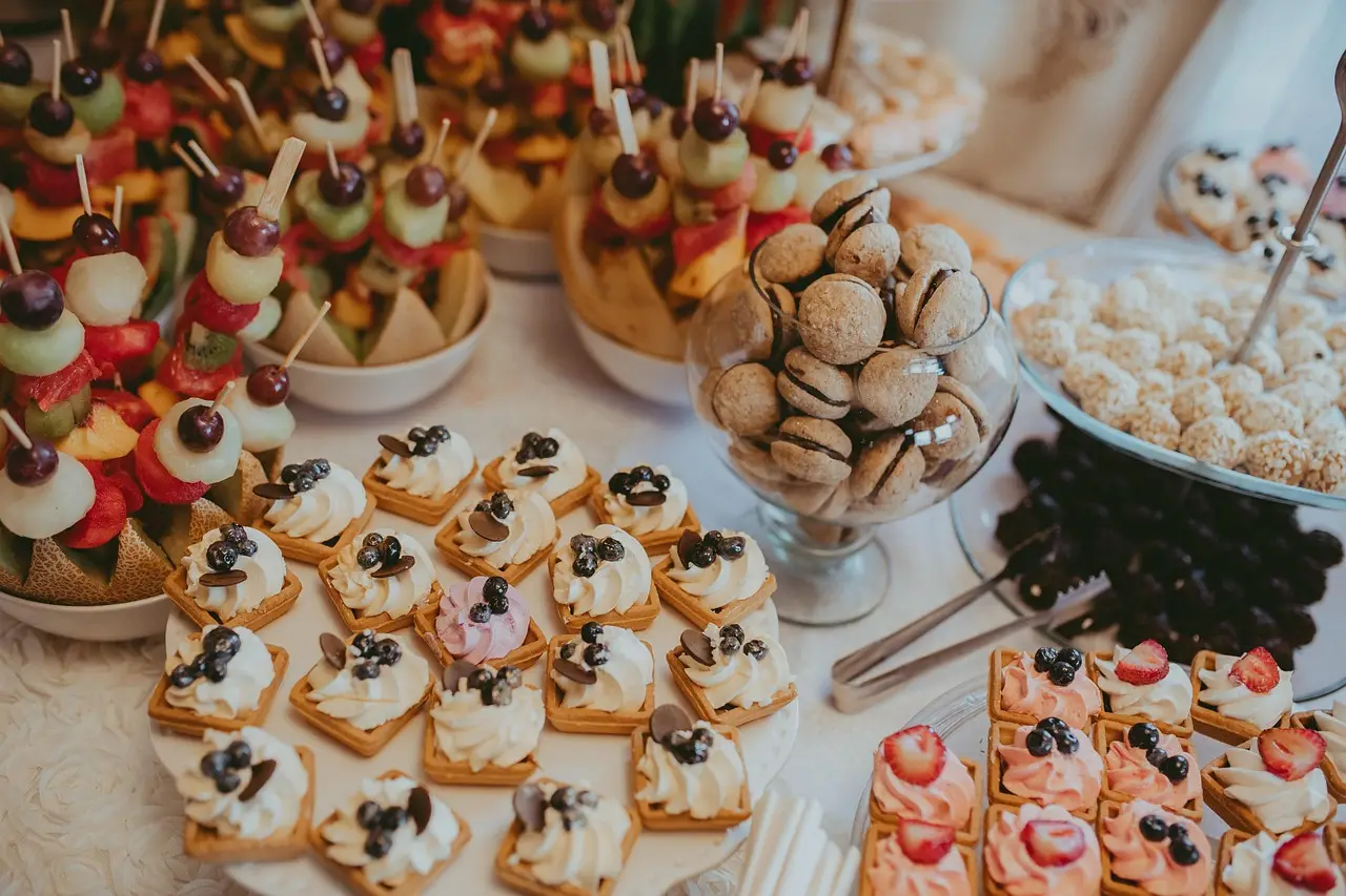 desserts, buffet, assorted, assortment, sweets, petit fours, pastries, cakes, buffet table, dessert buffet, eat, food, buffet, buffet, buffet, dessert buffet, dessert buffet, dessert buffet, dessert buffet, dessert buffet