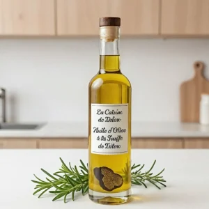 Huile d’Olive à la Truffe Noire (Tuber Melanosporum)